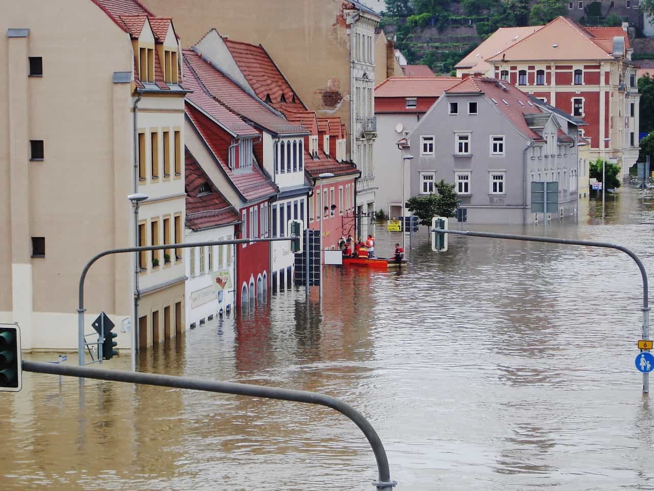 Hochwassersperre für Türen