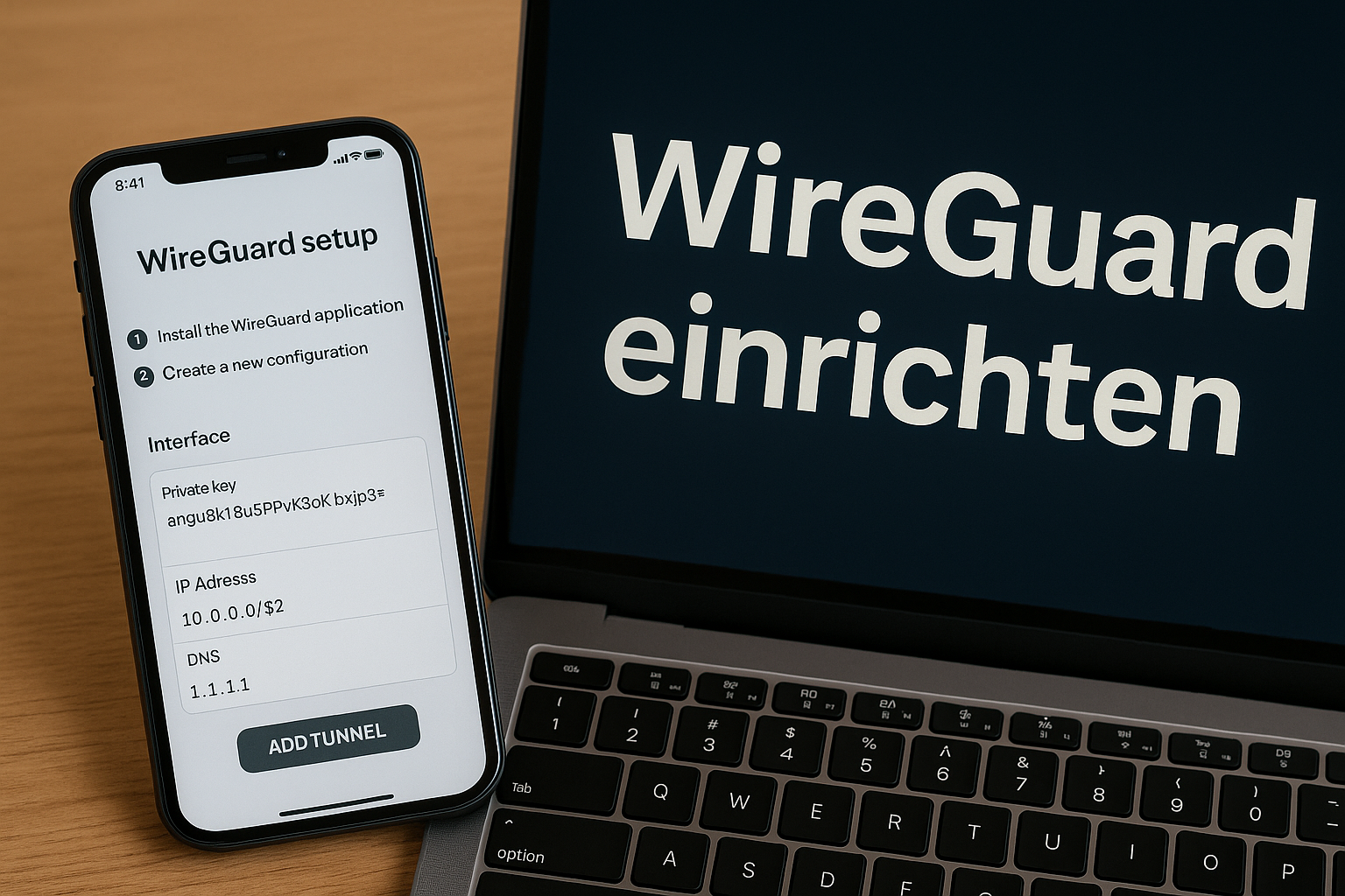 wireguard einrichten