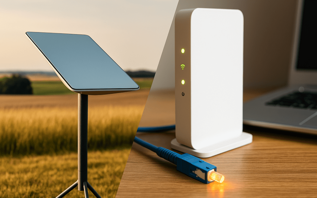 Starlink vs. DSL/Glasfaser: Für wen lohnt sich was? (2025)