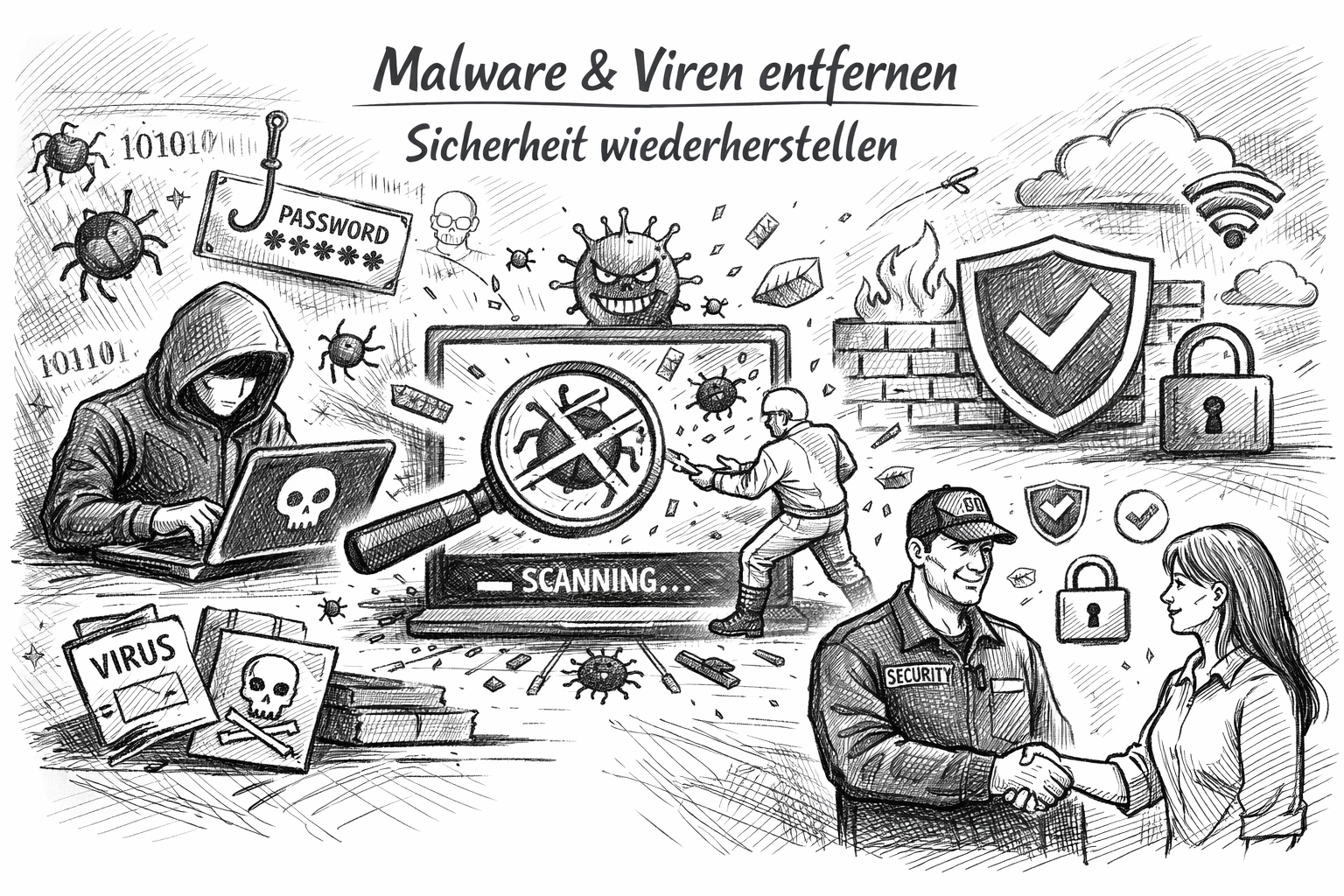 Viren entfernen