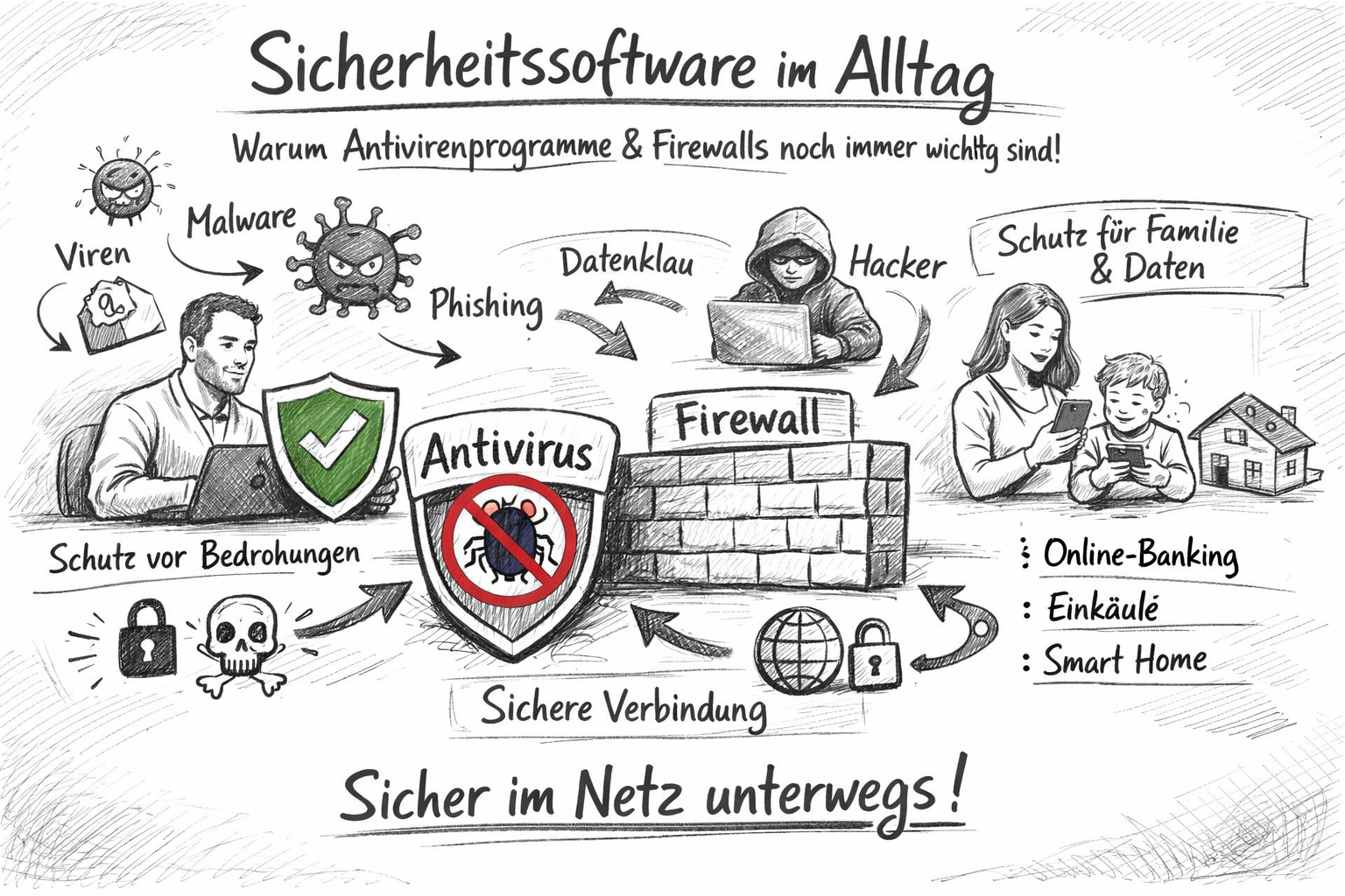 Antivirenprogramme und Firewalls