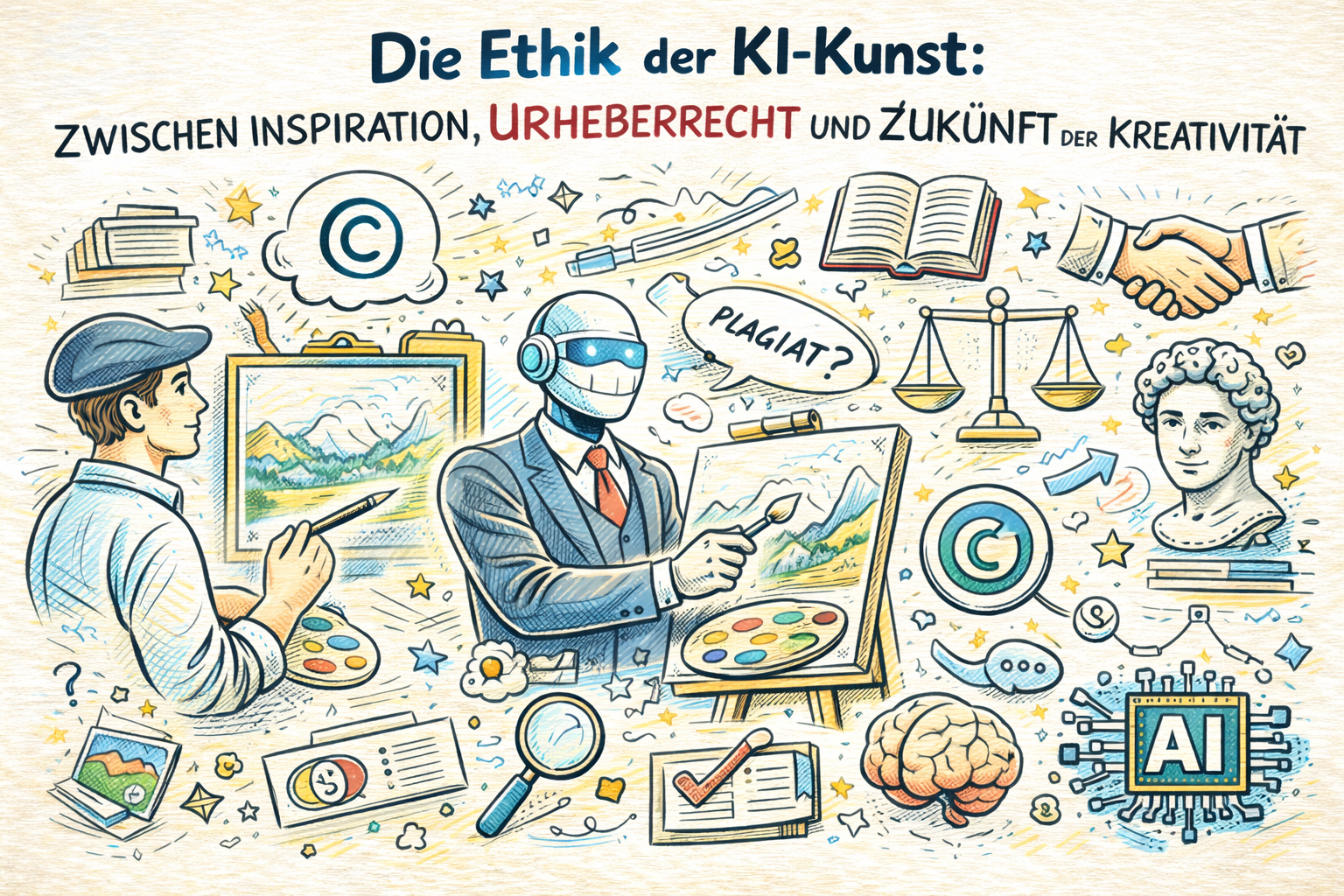 KI-Kunst Zukunft der Kreativität