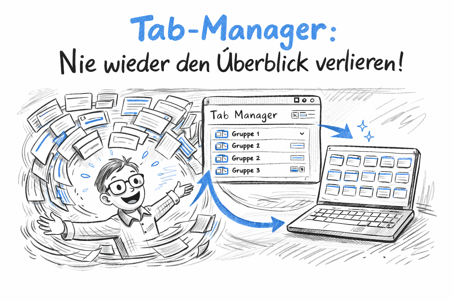 Tab Manager nutzen