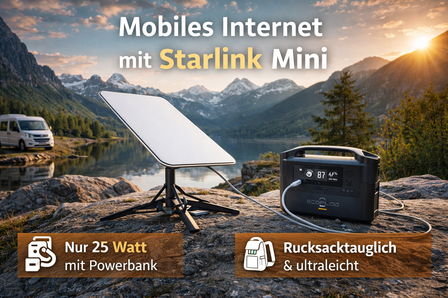 internet mit starlink-mini