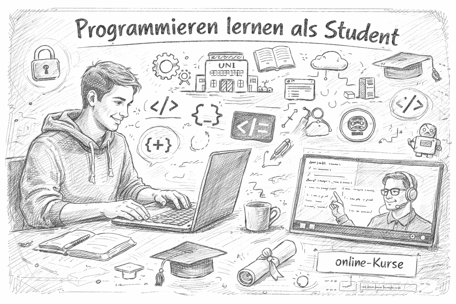 Lern App Programmieren lernen Studierende