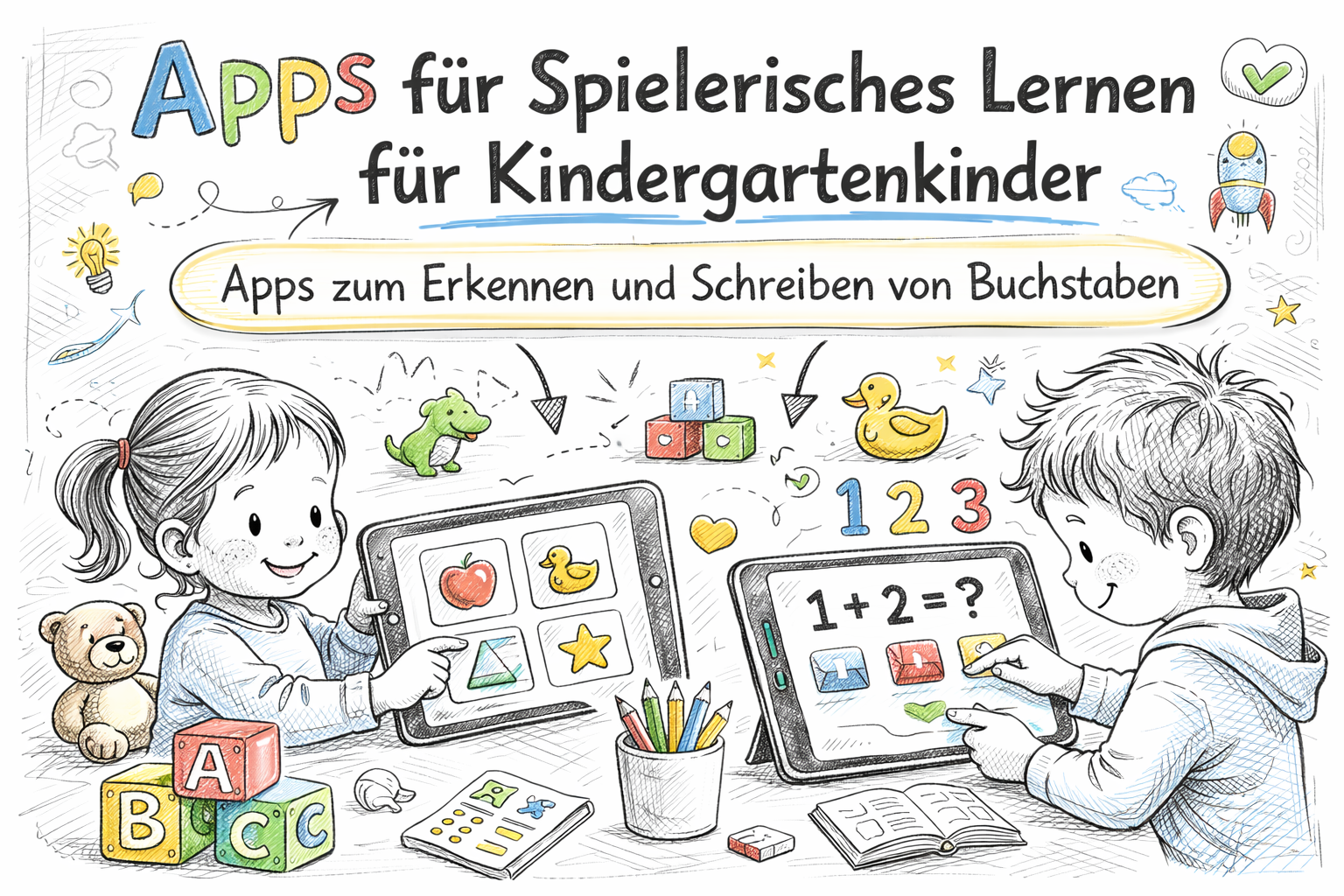 Spielerisches Lernen Apps Kindergarten
