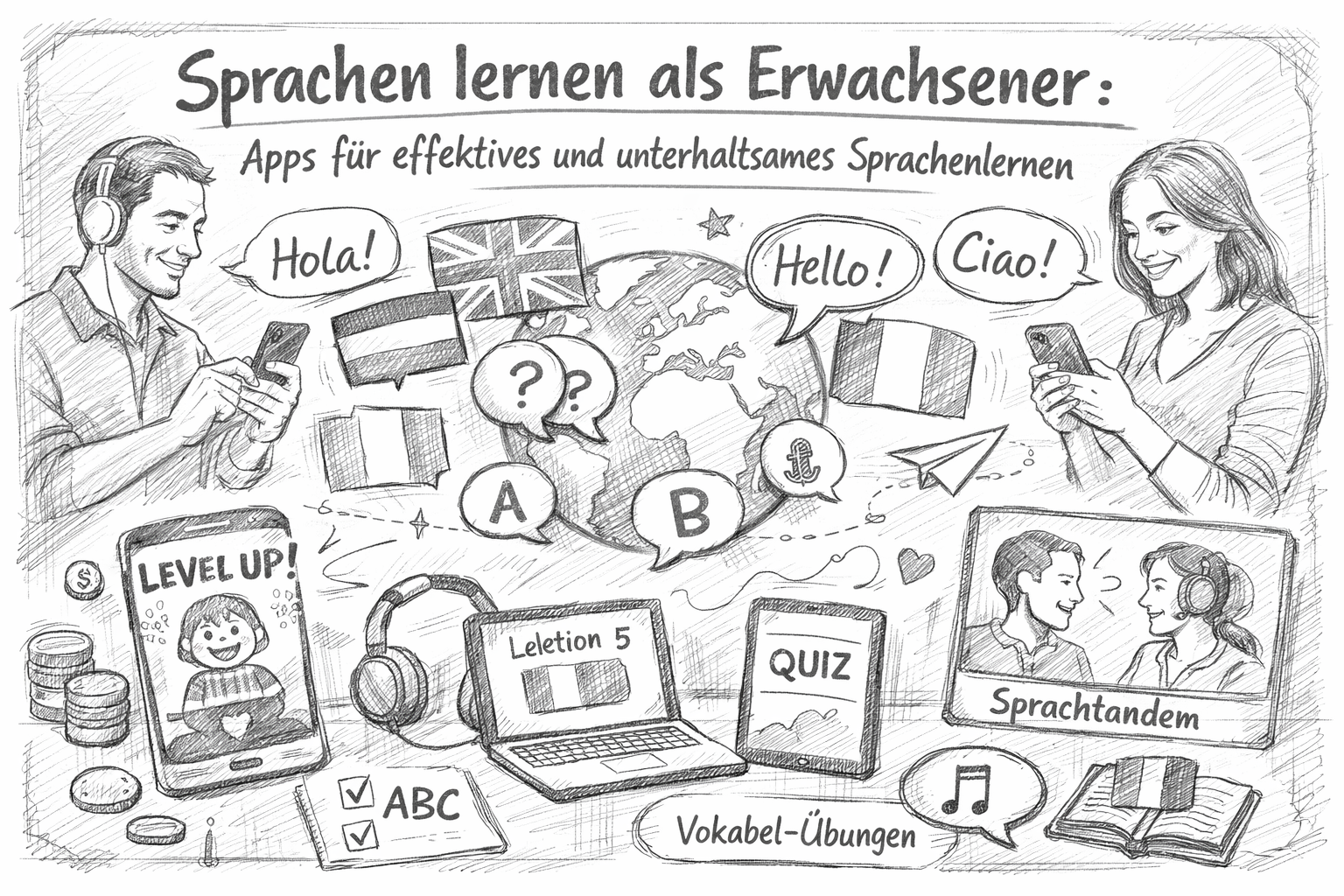 Lern Apps Sprachen lernen