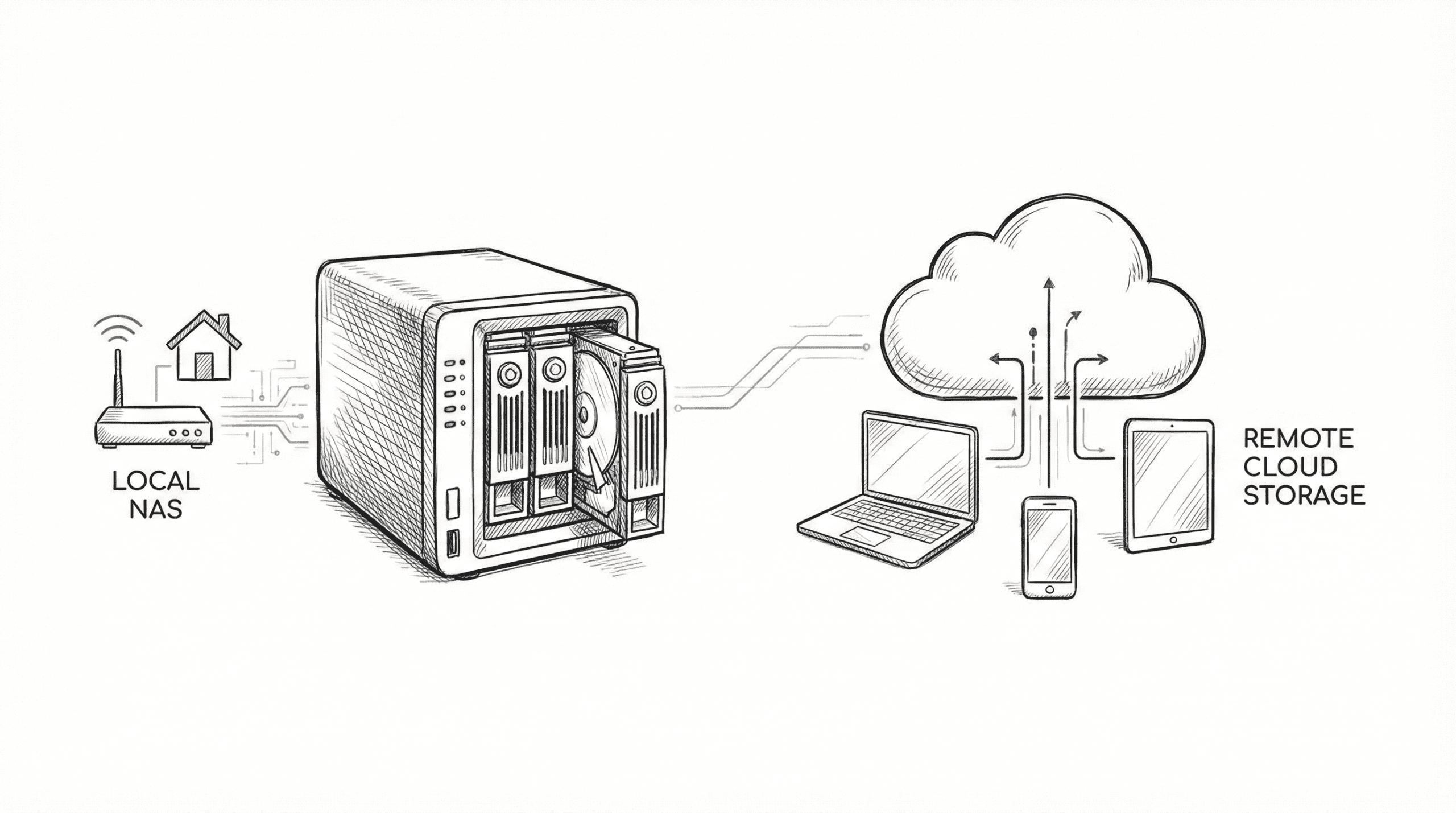 NAS vs. Cloud-Speicher
